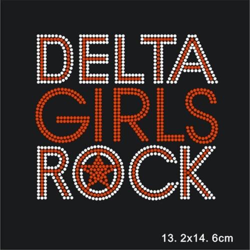 Girls sticker Applique Iron On Rhinestone Transfer iron on applique patches hot fix rhinestone transfer motifs
