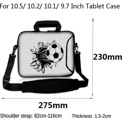 For iPad Air 3 Air 2 Asus ZenPad Z300 10.1" 9.7" 10" 10.2" 10.5" Tablet Cases School Messenger Handbags 11.11 Newest Sleeve Bag