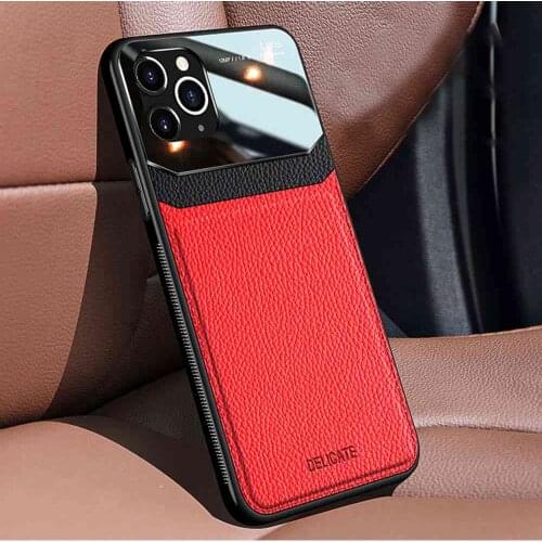 Hybrid Case For Iphone 11 12 Pro Max 12 Mini Cover Protector For Iphone 6 7 8 Plus X XR XS Max Cases PU Leather & Acrylic Fundas