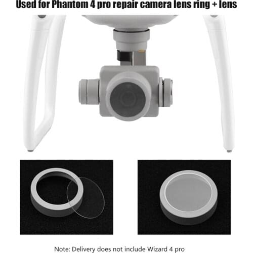 Gimbal Camera Lens Glass Replacement for DJI Phantom 4 Pro Drone Camera Lens Ring Repair Accessories for Phantom 3 Pro