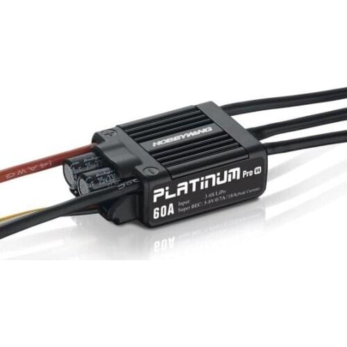 HobbyWing Platinum 60A ESC V4 (3S-6S) for 450-480 Class Heli (Propeller: 325-360mm) Feature