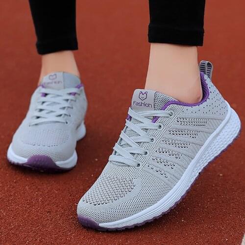 Baskets Tennis Femme Lace-up Women Shoes Tenis Gym Shoes Woman Trainers Girl Breathable Sneakers Candy Color Green Orange Pink