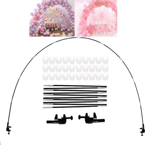 Hot Desktop Balloon Arch Kit Table Arch Balloon Stand Column Wedding Kids Birthday Party Decorations