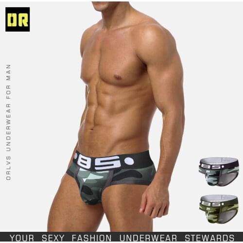 BS Sexy Men Underwear Sexy Jockstrap Briefs Cueca Male Panties Gay Men Underwear Breathable Male Jockstrap G-String And Thongs