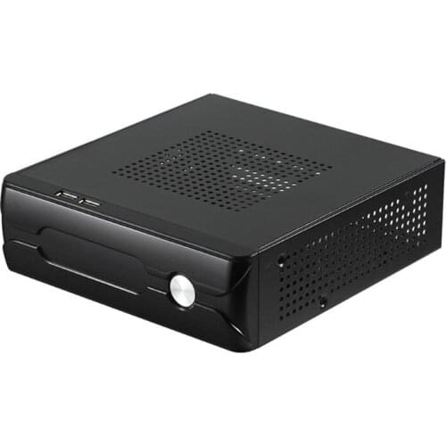 Desktop Power Supply Gaming HTPC Host Enclosure Mini ITX Computer Case Chassis