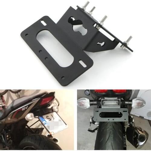 Fit For SUZUKI SV650 2017-2019 SV650X License Plate Holder Motorcycle Fender Eliminator Rear Tail Tidy Registration Plate Kit