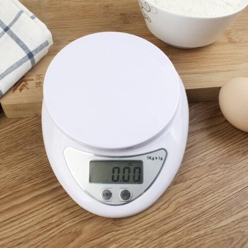 Mini Portable Digital Food Scale For Kitchen Baking 5kg/1g LED Electronic Scale Food Postal Balance Measuring Weight Scales