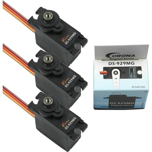 RC Corona DS-929MG DS929MG 4.8-6.0V 12.5g Metal Gear Digital Servo For TREX 450 3D Electric Helicopter