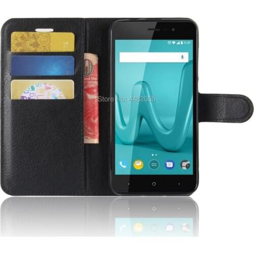 For wiko Lenny 4 Case Luxury PU Leather Back Cover Case For Wiko Lenny 4 Case Flip Protective Phone Bag Skin Guard Protector