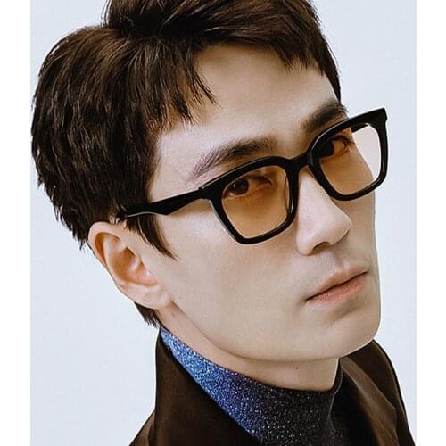 Square Frame Women Men Sunglasses Gray Tan Lens UV400 Eye Protection Girl Sexy Ladies Outdoor Eyewear