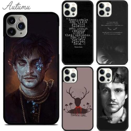 Hannibal TV Series Phone Case for iPhone 11 12 Pro Max mini X XR XS SE 2020 5 6S 7 8 Plus Samsung Galaxy S8 S9 S10 Cover shell