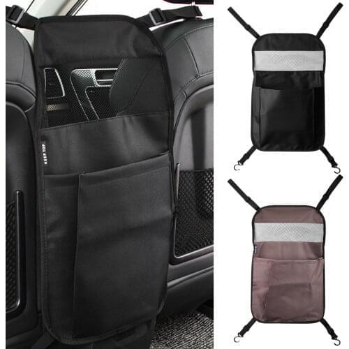 Universal Car Back Seat Storage Bag Front Seat Barrier Bag Organizer Car Oxford Cloth Handbag Holder Seat Back Organizer