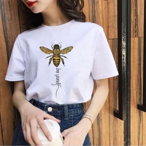 Women t-shirts Short sleeve Cartoon Print Tshirt Funny top Summer Casual Tshirt Female Simple O-neck streetwear Ladies Tee Tops