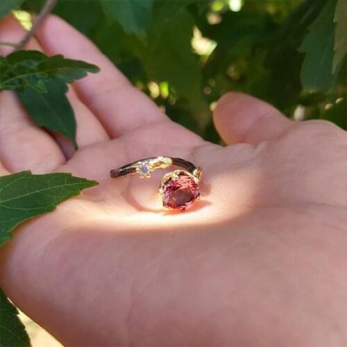 Women Sultanite Handmade 925 Silver Gold Plated Sultanite Ring, Handmade Sultanite Women Ring,color changing