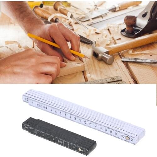 1M 2M Measuring Tool Slide Ten-Parts Fold Up Rulers Folding Versatile Inside Reading Carpenters Ruler Education Meter