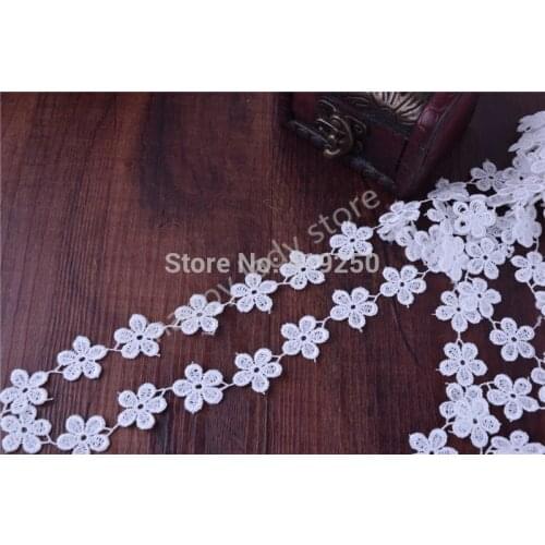 60yard white Small Flower Venise/Venice Lace Victorian Lace Fringe Trim,wide5cm 0.8'' diy crafted sewing
