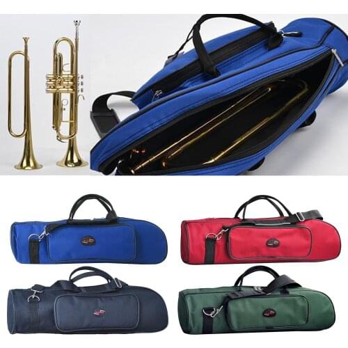 600D Oxford Cloth Trumpet Carrying Bag Case Adjustable Shoulder Strap Bags