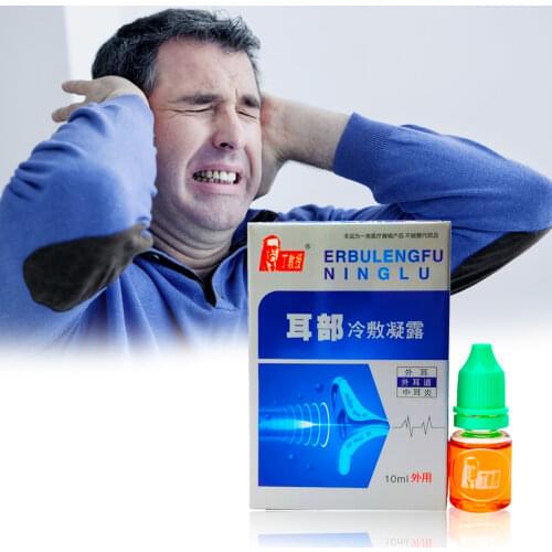 Ear cold compress treatment of ear acute otitis media, ear itching physiotherapy tinnitus, deafness and deafness health care