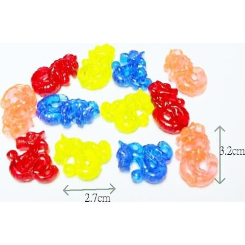 10pc Chinese Dragon Bead Charms Fashion Girl Kids Jewelery Chip Necklace Vintage Cup Cake Topper Decoration DIY Home Craft