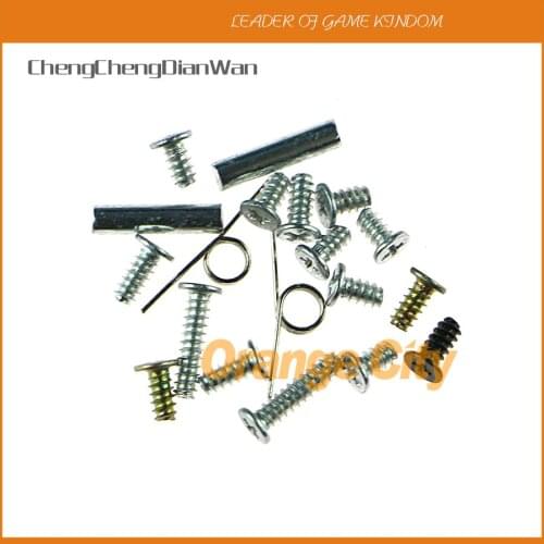 ChengChengDianWan Brand New Screws + L R Springs + Strut Small Metal Fittings Full Set for Nintendo DS NDS Lite NDSL