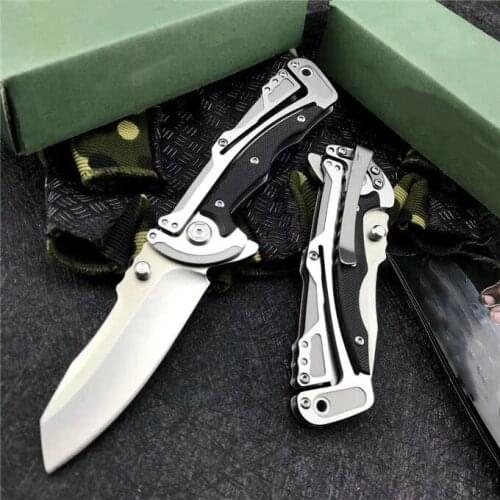 CRK 5190 Pocket Folding Knife 8cr13mov Blade Camping Tactical Rescue Hunting Fishing EDC Survival Knives Xmas Gift