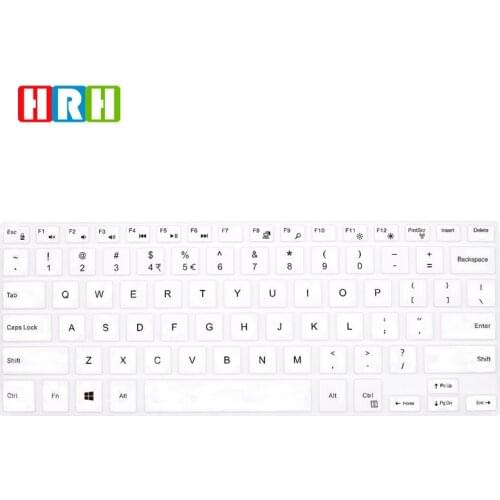 HRH Colorful Silicone Keyboard Cover Skin For Dell Inspiron 13 i5379 5368 7386 14 5482/5481 9550 9560 9570