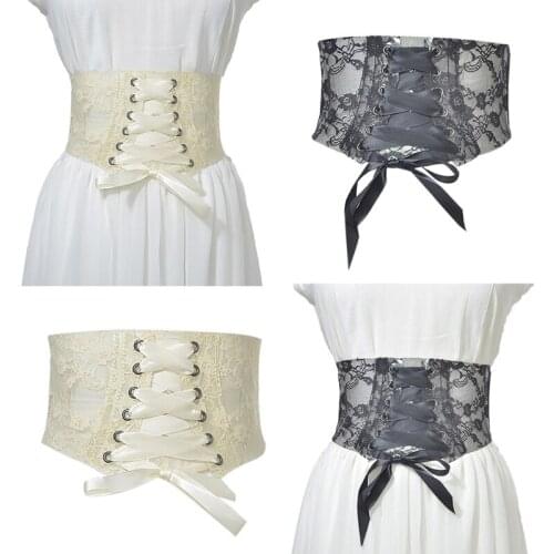 Gothic Slim Lace Hollow Tube Top Women Herringbone Lace Hollow Tube Top Tunic Hollow Pocket Lace Up Corset