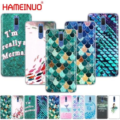 HAMEINUO Mermaid fish Cover phone Case for Huawei NOVA 2 2S 3e PLUS LITE p smart 2018 enjoy 7s mate 7 8 9 10 pro