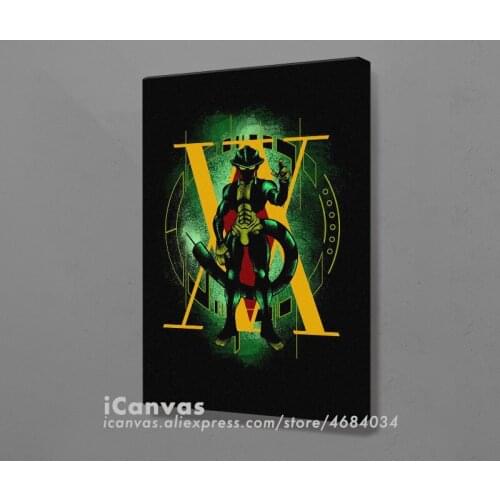 Meruem hunter x hunter hxh anime Poster Framed Wooden Canvas Wall Art Decoration Prints Living Room Home Frame Decor Painting