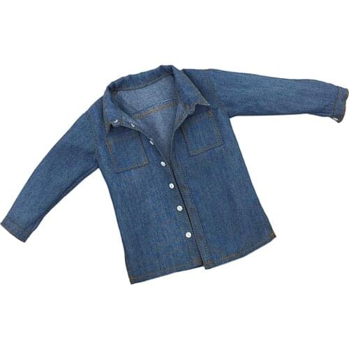 1:6 Scale Male Cowboy Shirt for Action Figures 12 Inch Men Clothes