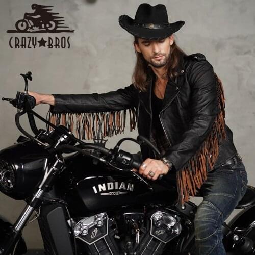 New Personality For Harley Motorcycle Jacket Moto Outdoor Riding Protective Equipment Mens vintage Classic Coat