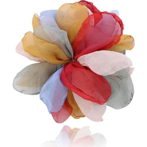 New Summer Bohemian Flowers Pink Brooch Ladies Classic Fashion Jewelry Spring Summer Vacation Brooch Fairy Jewelry Wholesale