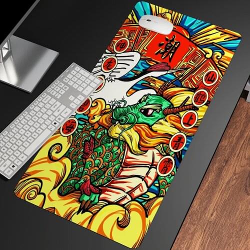 New Chinese Style Gaming Gamer Ink Mouse Pad High-Quality Rubber Mousepad Computer Accessories Keyboard Mouse Popular Mat