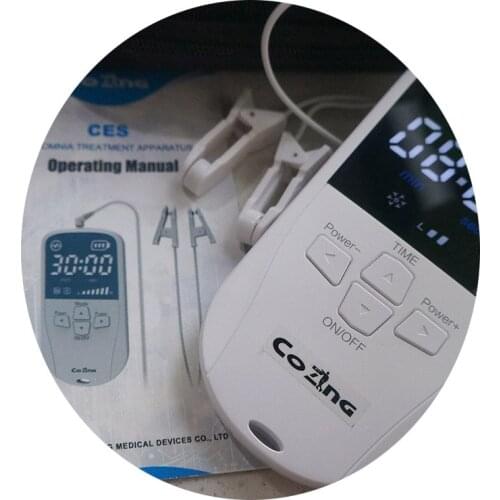 New Shock Wave Therapy Equipment CES Brain Stimulation Insomnia Treatment Sleep Device Treating Depression