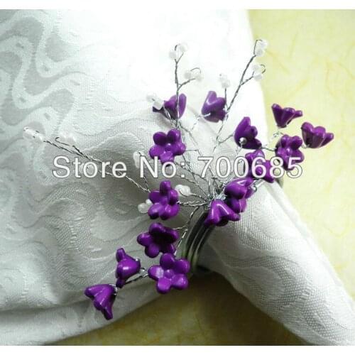 Wholesale napkin ring made of acrylic beades