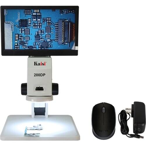 Industrial LCD Display Electronic Microscope Zoom 10-Inch 1080P HDMI Integrated Display For Laboratory Jewelry Medicine