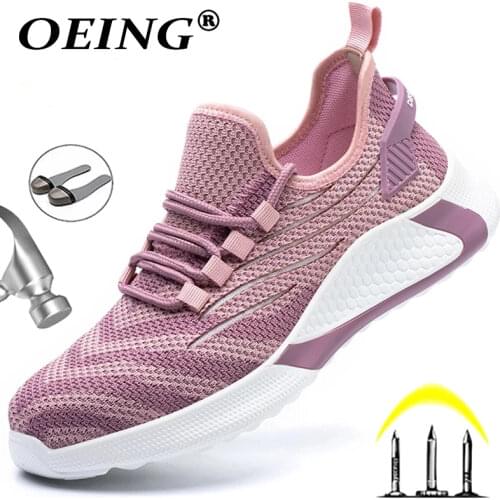 Work Sneakers Women Indestructible Steel Toe Work Shoes Safety Boot Men Shoes Anti-Puncture Working Shoes For Men Dropshipping
