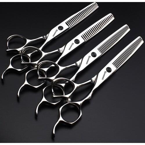 Sharonds haircuts 6 inch hairdressing scissors cut seamless thinning scissors hairdresser special combination haircut scissors