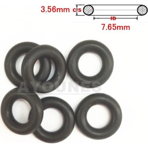 100pieces fuel injector oring 7.65*3.56mm for Fuel Injector For Honda CRV 2.4L 2002-2004 (AY-O2044)