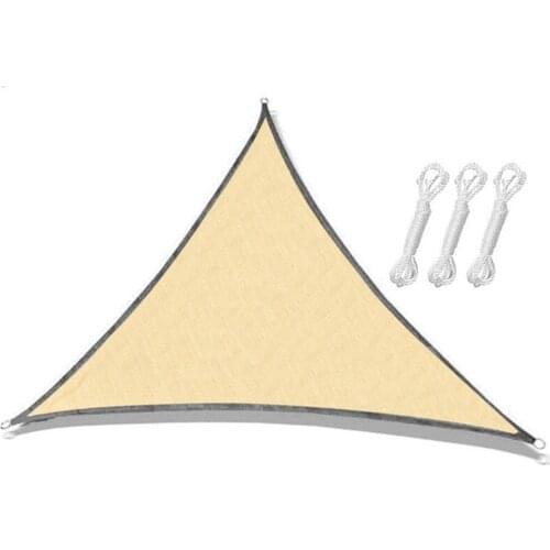 Triangle Waterproof Sunshade Sun Shade Sail Garden Terrace Canopy Swimming Sun Shade Outdoor Awings Camping Beach Sai Sun