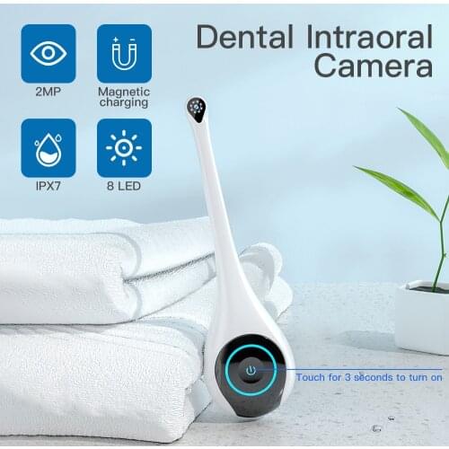WIFI Visual Dental Intraoral Endoscope Camera HD 1080P Teeth Inspect Real-Time Shoot 8 Led Wireless Dentist Intra Oral Tools