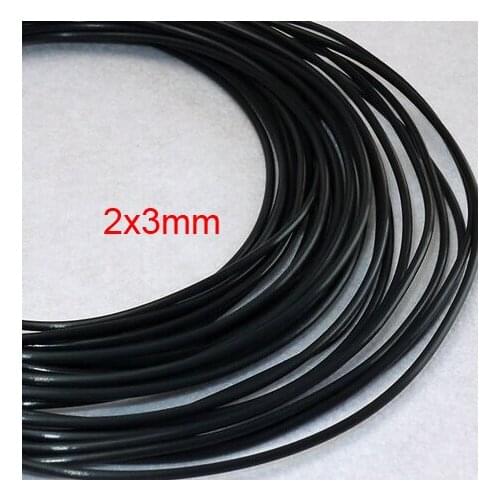 2mm ID 3mm OD 5m Length black PTFE Tubing ETFE FEP Tube Pipe hose,2x3mm black F4 pipe