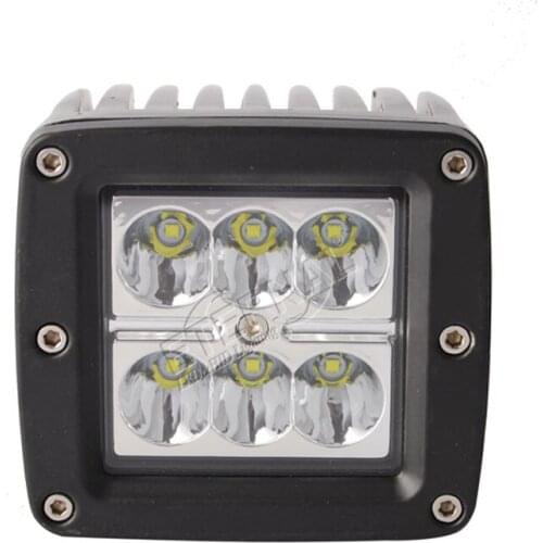 2pcs 18W led work light fog lamp drl daytime running lights accessories for car auto Motocycle off road truck 4x4 tunning