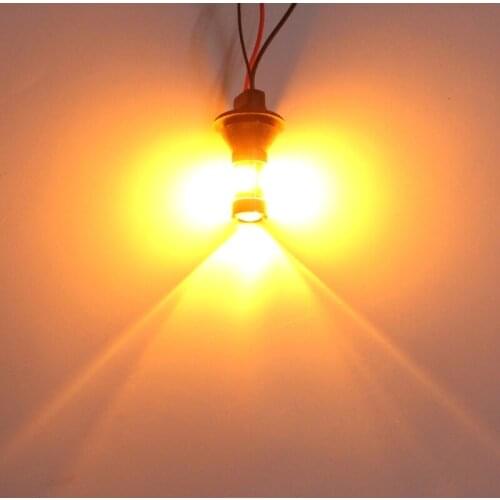 2pc T20 7440 96-LED 3014 50W Dual-Color Switchback LED DRL Turn Signal Light Kit