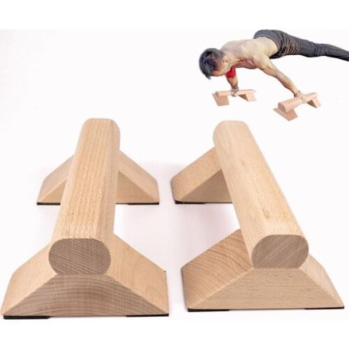 20CM Wooden Push Up Bars Home Fitness Workout Equipment Pushup Training Grips Handles Stands for Gym Profession Push Up Exercise
