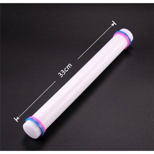 33cm Non-stick Acrylic Rolling Pin Fondant Roller Fondant Rolling Pin Cake Decorating Dough Tool 5N1235