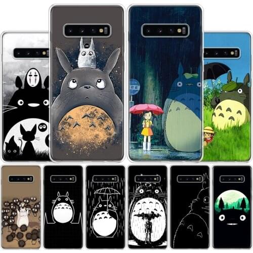 Totoro Studio Ghibli Anime Cover Phone Case For Samsung Galaxy S10 S20 Ultra Note 10 9 8 S9 S8 Plus Pro Lite S7 S6 J4 J6 J8 + Co