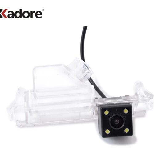 For KIA RIO K2 Hatchback 2012 2013 2014 2015 CCD Car Rear View Camera Backup Reverse Parking Cameras 4 LED Night Vision