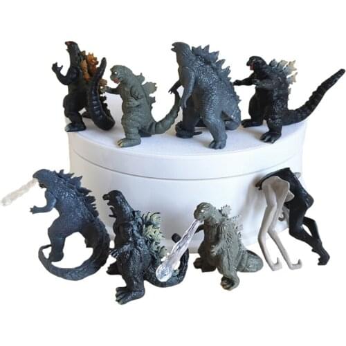 GodAzillas Figure model ornaments Mini miniature landscape dolls 8 styles vs. King Kong childrens toys birthday gifts
