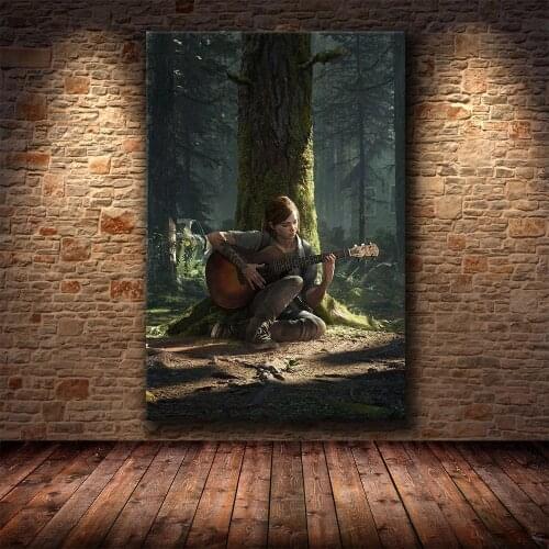 The Last Of Us Game Figure Poster Print Zombie Survival Horror Action Hd Quality Canvas Painting Modern Home Decor For Wall Art